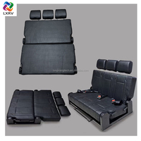 Siège-lit pliable réglable manuellement LXRV, largeur et couleur personnalisables, matériau sur mesure, pour camping-car, fourgonnette, véhicule de loisirs, pour 3 personnes
