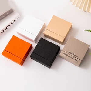 Wholesale Customizable logo Anti-oxidation Wear-resistant Design Square Jewelry <b>Storage</b> <b>Drawer</b> Style Ring Bracelet Packaging <b>Box</b> - Product Image 1