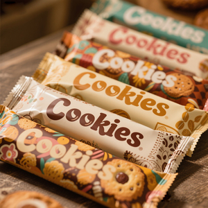 Tùy Chỉnh Cá Nhân Thiết Kế Kỹ Thuật Số In Thực Phẩm Cấp Trở Lại Con Dấu Cookie Túi 200G 300G Đồ Ăn Nhẹ Món Tráng Miệng Bao Bì Nhựa Pouch - Product Image 2