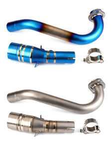 <span class=keywords><strong>Escape</strong></span> <span class=keywords><strong>para</strong></span> Yamaha <span class=keywords><strong>XMAX</strong></span> <span class=keywords><strong>300</strong></span> 2017-2024 Aleación de titanio Scooter <span class=keywords><strong>Escape</strong></span> Azul Tubo de enlace medio delantero 51MM Nueva condición - Product Image 3