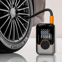 Mini Portable Wireless Electric Car Tyre Air Compressor Cordless Inflatable Pump Digital Tire Inflators Tire Pressure Monitor
