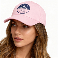 Topi Baseball Wanita Mewah Gorras Berkualitas Tinggi Custom 6 Panel Bordir Logo Brim Melengkung Bahan Polyester Katun untuk Olahraga