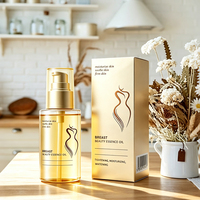 Crème d'essence de beauté pour les seins 100% naturelle en gros, améliore et raffermit la peau du buste, massage à domicile ou en salon