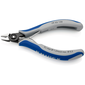 KNIPEX 79 52 125 เครื่องตัดแนวทแยงสำหรับงานอิเล็กทรอนิกส์ที่มีความแม่นยำพร้อมด้ามจับแบบหลายส่วน ขัดเงา 125 มม. - Product Image 2