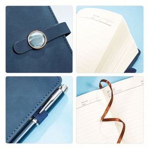 Good Quality <b>Diary</b> <b>Notebook</b> Business Luxury Cover Gold Foil Printing A5 <b>Notebooks</b> With Logo Customizable - Product Image 3