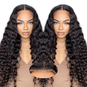 Perruque de cheveux humains bruts de qualité 10a Full Lace Frontal Glueless Clueless Curly <span class=keywords><strong>Wavy</strong></span> Long Ready to Ship HD Perruques <span class=keywords><strong>sans</strong></span> colle Wear and Go - Product Image 1