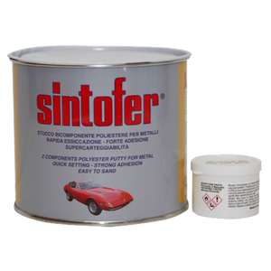 SINTOFER <b>METAL</b> <b>PUTTY</b> 500 ml - Grey - Product Image 1