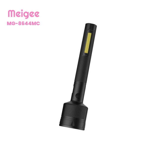Portable LED COB Laser Torch for Outdoor Camping Lightweight with USB Charging ABS Lamp Body for Emergency Use