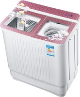 Lave-linge semi-automatique à deux cuves de 10 kg avec fonction séchage