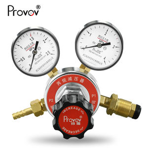 Propano Redutor Válvula LPG Regulador Gás Pressão Redução Reguladores com 0.25MPa Baixa Pressure Gauge - Product Image 4