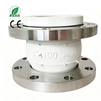 Joint d'expansion en caoutchouc blanc de qualité alimentaire, amortisseur de vibrations, connexion flexible pour les conduites de distribution de boissons et de produits alimentaires