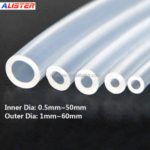 Tubo de silicona de grado alimenticio de alta temperatura Tubo suave transparente flexible multicolor y de tamaño para mangueras de goma de corte personalizado de agua de leche de cerveza - Product Image 3