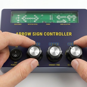Controlador de Señalización LED de Marca OEM de Guangdong, Caja de Control de Dirección de Tráfico, Ajuste de Brillo y Velocidad para Carreteras - Product Image 4