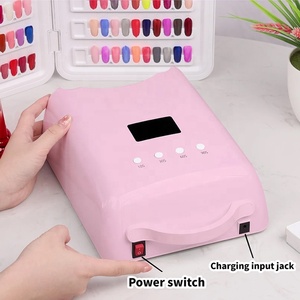 Nuevo Color recargable UV LED Gel lámpara de uñas 78W suministros de uñas inalámbricos de alta potencia secador profesional de esmalte de Gel de uñas - Product Image 5