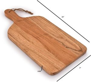Bandeja de madera natural de diseño único y lujo para servir frutos secos con tapa, para decoración de mesa de comedor y regalo al mejor precio. - Product Image 4