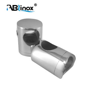 Collier de serrage ou de rampe d'<span class=keywords><strong>escalier</strong></span> en acier inoxydable poteau de main courante de conception Raccords de câble métallique ou de câble métallique - Product Image 2