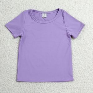 เสื้อยืดโยคะสีชมพูสดใส รุ่น GT1633 RTS สำหรับเด็กผู้หญิง น่ารัก สไตล์บูติก ลายพิมพ์เรียบง่าย เสื้อผ้าเด็กวัยหัดเดิน เสื้อผ้าเด็กผู้หญิง เสื้อกีฬา - Product Image 6