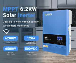 Inversor Solar Híbrido Anenji ANJ-6200-48V-WIFI de 6KW, 48V 220/230VAC MPPT, Conexión a Red/Fuera de Red, 50/60Hz - Product Image 4