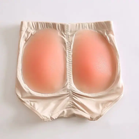 Braguitas Acolchadas con Relleno de Silicona para Realzar y Dar Volumen a los Glúteos, con Bordado 3D Sexy