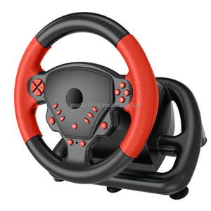 Control de juego inalámbrico recargable para P3 para P4, juego <span class=keywords><strong>Android</strong></span>, volante de simulación de conducción de coche de carreras para <span class=keywords><strong>PC</strong></span> - Product Image 5