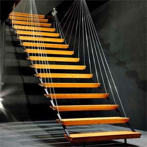 Escalera Flotante <span class=keywords><strong>de</strong></span> Lujo con Aspecto Moderno y Elegante para Proyectos <span class=keywords><strong>de</strong></span> Diseño <span class=keywords><strong>de</strong></span> Interiores <span class=keywords><strong>de</strong></span> Primera Calidad - Product Image 2