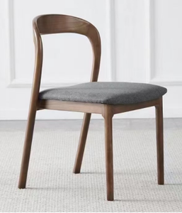 Chaise de salle à manger Cloud, livraison aux États-Unis |   Chaises de salle à manger en bois massif sur mesure avec un design moderne pour les restaurants et l'hôtellerie Prix DDP USA - Product Image 4