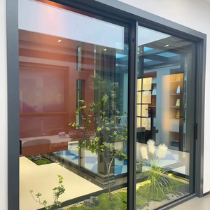 Puertas corredizas de tamaño personalizado silencioso KT, puertas de aluminio de vidrio doble, puertas y ventanas <span class=keywords><strong>Ropo</strong></span> - Product Image 3