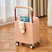 Koowo 2025 nouveauté ABS PC incassable large chariot 4 roues valise à bagages léger Durable résistant à l'eau 20 24 28 32