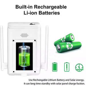 Cámara DE SEGURIDAD IP inalámbrica de baja potencia de 4MP para exteriores Icsee Detección de movimiento WiFi Batería solar Bullet CCTV con características solares - Product Image 4