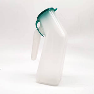 กระบอกฉี่ชายพร้อมฝาพลาสติกกันรั่วขวดปัสสาวะใช้ซ้ำได้ - Product Image 4