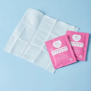 Lingettes en coton naturel de marque privée pour le nettoyage intime de la femme Lingettes de soins féminins hypoallergéniques équilibrées au pH