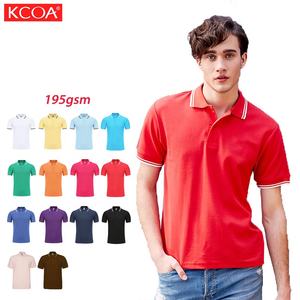 Chemises polo en coton KCOA sans <span class=keywords><strong>marque</strong></span> pour hommes, 195 GSM - Product Image 1