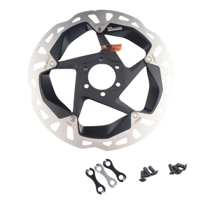 จานเบรกดิสก์ Shimano รุ่น <span class=keywords><strong>RT</strong></span>-<span class=keywords><strong>MT905</strong></span> แบบ 6 รู ขนาด 180/203 มม. สีดำ สำหรับจักรยานเสือหมอบและ BMX พร้อมผ้าเบรกจาก Ice Technologies - Product Image 4