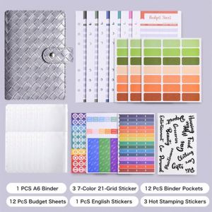 Stock Creative Woven <b>Leather</b> A6 <b>Binder</b> PU Bookkeeping Notebook with Customizable Logo-Loose Leaf Business School Office Gift - Product Image 2