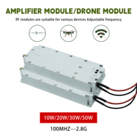 Amplificateur RF professionnel WiFi 50W à vis, à large bande, pour contremesures de navigation et neutralisation complète