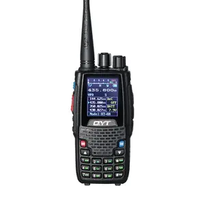 QYT UHF VHF Quad Band radio bidirezionale portatile KT-8R 4 bande interfono esterno UV 2 vie radio KT8R display a colori ricetrasmettitore 5W