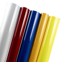 Láminas reflectantes retro prismáticas de varios colores al por mayor de fábrica para señal de seguridad de tráfico