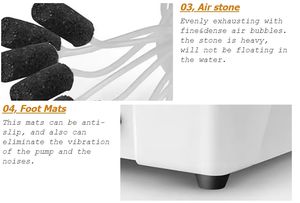 משאבת אוויר שקטה לאקווריום, נטענת, ניידת, 24V 260W, איכותית, מבית פורד, עם אחריות לשנה - Product Image 2