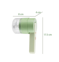Mélangeur de hachoir à légumes à l'ail USB portable avec nettoyeur à brosse et fouet à oeufs sans fil