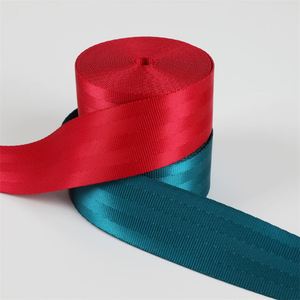 उच्च गुणवत्ता सुरक्षा कार्गो सीट बेल्ट 8 4 5 पैनल 8 4 5 टवील कस्टम कम बढ़ाव 38Mm कार सीट बेल्ट 50 Mm बद्धी - Product Image 1