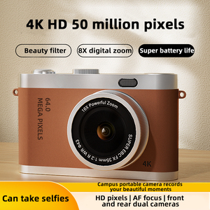 <span class=keywords><strong>Appareil</strong></span> <span class=keywords><strong>photo</strong></span> numérique 4K 64MP, caméra de vlogging <span class=keywords><strong>avec</strong></span> <span class=keywords><strong>zoom</strong></span> 16X, double objectif, écran IPS 2,4 pouces, <span class=keywords><strong>appareil</strong></span> <span class=keywords><strong>photo</strong></span> <span class=keywords><strong>compact</strong></span> rétro pour selfies - Product Image 6