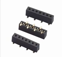 Conectores de doble fila de aislamiento Montaje en superficie vertical Smt Smd Tipo 1,27mm Conector de cabezal hembra de paso para conector Pcb