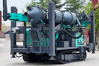 Foreuse rotative à circulation inversée diesel FT la plus rentable, 40-160 tr/min, diamètre de forage 105-400 mm, pour l'exploitation minière