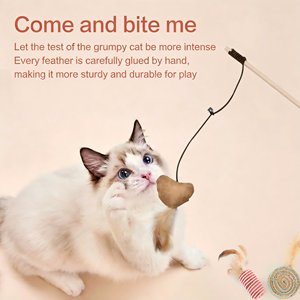 Juego de Juguetes para Gatos de Siete Piezas, Coloridos, de Material Azabu, con Diseño de Rayas, Juguete de Ejercicio, Ratón de Juguete, Antiaburrimiento, Interactivo para Mascotas - Product Image 4