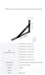 Heavy Duty Kệ <span class=keywords><strong>Bracket</strong></span> Sơn Tĩnh Điện Tường Rack Wall <span class=keywords><strong>Mount</strong></span> <span class=keywords><strong>Bracket</strong></span> - Product Image 4