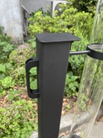 Poêle à granulés de bois extérieur autoportant en acier laminé à froid pour patio et jardin