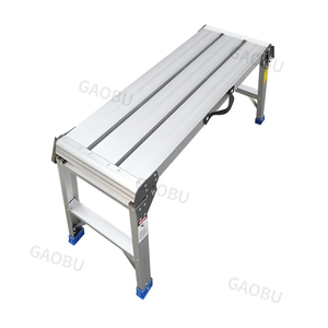 Aluminum 2+2 <strong>Step</strong> <strong>Working</strong> Folding <strong>Platform</strong> Stool Ladder <strong>Step</strong> Ladder and Standing <strong>Platform</strong> for Lower <strong>Working</strong> Condition