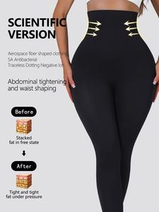 <span class=keywords><strong>Leggings</strong></span> <span class=keywords><strong>sportivi</strong></span> Skinny ad alto elastico con gambali esplosivi <span class=keywords><strong>a</strong></span> <span class=keywords><strong>vita</strong></span> <span class=keywords><strong>alta</strong></span> indossano <span class=keywords><strong>Leggings</strong></span> scolpiti durante l'allenamento di corsa - Product Image 3
