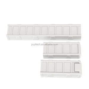 Pequeño ABS profundo hidropónico <span class=keywords><strong>NFT</strong></span> Grow Gully Vertical Gutter System para fresas verduras Hidroponik invernadero agrícola - Product Image 3