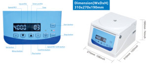 Customized Portable Table Top Laboratory Centrifuge 4000rpm with 12 Tubes Micro Centrifuge - Product Image 5